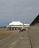 The shortest pier in Britain, on the sea front at Burnham-on-Sea