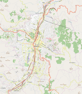 Niquía está localizado em: Região Metropolitana de Medellín