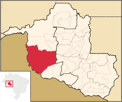 Localização Guajará-Mirim em Rondônia