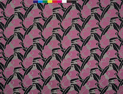 Rose Mousse pattern for upholstery, cotton and silk (1920), Metropolitan Museum of Art