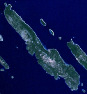 Photo satellite de Sestrunj