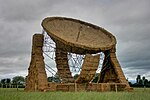 Sculpture of the Lovell Telescope