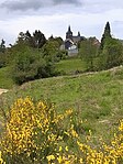 Le bourg et l'église.