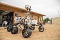 The full-scale engineering model of Perseverance, OPTIMISM rover[f]