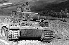 The German Tiger I heavy tank