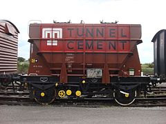 Presflo bulk cement wagon (UK)