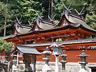 Prominent chigi at Udamikumari Shrine