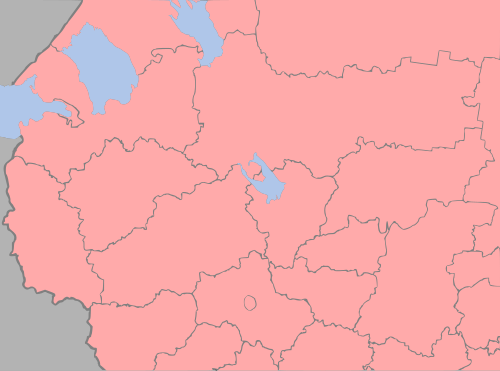 2008 Russian Second Division is located in Western part of Russia