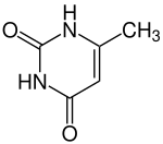 Struktur von 6-Methyluracil