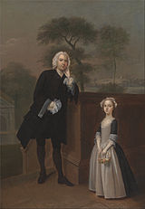 An Unknown Man with His Daughter (1746-1748)
