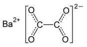 Image illustrative de l’article Oxalate de baryum