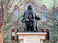 Image 34The statue of Benjamin Franklin on the campus of the University of Pennsylvania, an Ivy League institution in Philadelphia ranked one of world's top universities (from Pennsylvania)