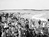 Request: Remove watermark. Taken by: Mauls New file: Bondi Bay, Sydney from The Powerhouse Museum.jpg