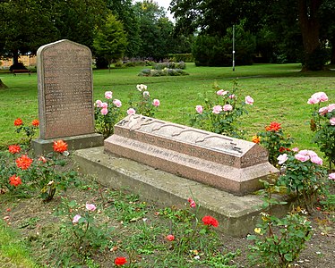 Family grave, where Clapham is buried