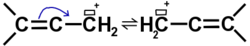 Formes mésomères du carbocation