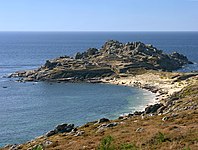 A castro (hill-fort) at Baroña, Porto do Son