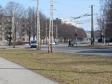 Перекрёсток улиц Мустамяэ и Э. Вильде