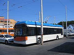 Nuovo filobus Solaris "Trollino" appena consegnato a Sanremo.