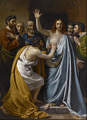 Navez, L'Incrédulité de saint Thomas, 1823, musée des beaux-arts de Houston