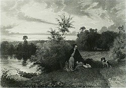 An early lithograph by Français