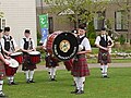 George Watson's College pipe band at Global Arena