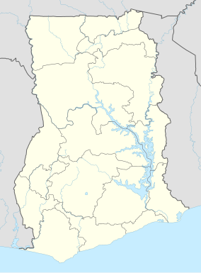 The location of the Boin Tano Forest Reserve as shown within the map of Ghana