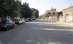 Main street of Hajjiabad