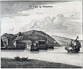 La fábrica de comercio en Hirado de la compañía de las VOC era mucho más grande que la británica (siglo XVII)