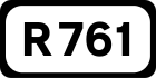 R761 road shield}}