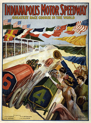Indianapolis Motor Speedway poster