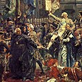 Fragment of the painting Constitution of May 3, 1791, by Jan Matejko