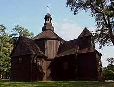 Preserved old wooden church of Saints Fabian, Roch and Sebastian