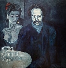 Pablo Picasso, Portrait of Sebastià Junyer Vidal (and a Woman), 1903
