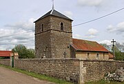 Vue de l'église en 2021.