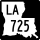 Louisiana Highway 725 marker