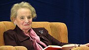 Madeleine Albright at the Albright Institute