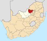 Bojanala Platinum District within South Africa