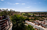 Utsikt från Playa del Inglés över Campo di Golf