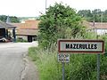 Entrée de Mazerulles.