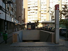 Lisbon Metro in Alfornelos, Amadora
