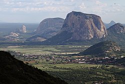 Vila de Juatama vista do Morro do Urucum