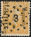 Moquette 'Soerabaya Stampimp(ort)' overprint on 2.5 cent stamp