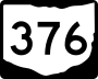 State Route 376 marker