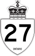 Highway 27 marker