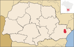 Location in Paraná