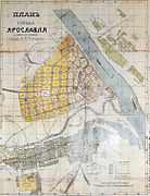 Mapa de Yaroslavl en 1911