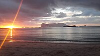 Desde El Rinconcillo se puede visualizar El Peñón de Gibraltar