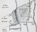 A map of Polygon Wood clearly showing the shape that gave the wood its name