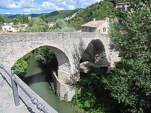 Pont sur le Metauro à Mercatello