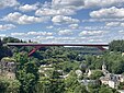 Le pont grande-duchesse Charlotte, ou « pont rouge ».